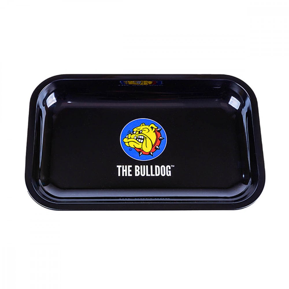 The Bulldog Original Metal Rolling Tray – Medium (27,5 × 17 × 2 cm)