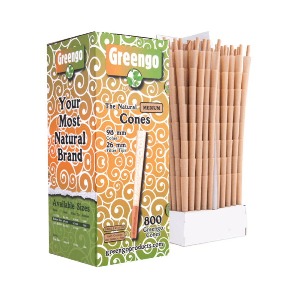Greengo Cones Medium 98/26mm 800 stk.