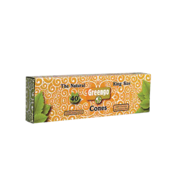 Greengo cones – king size unbleached 40