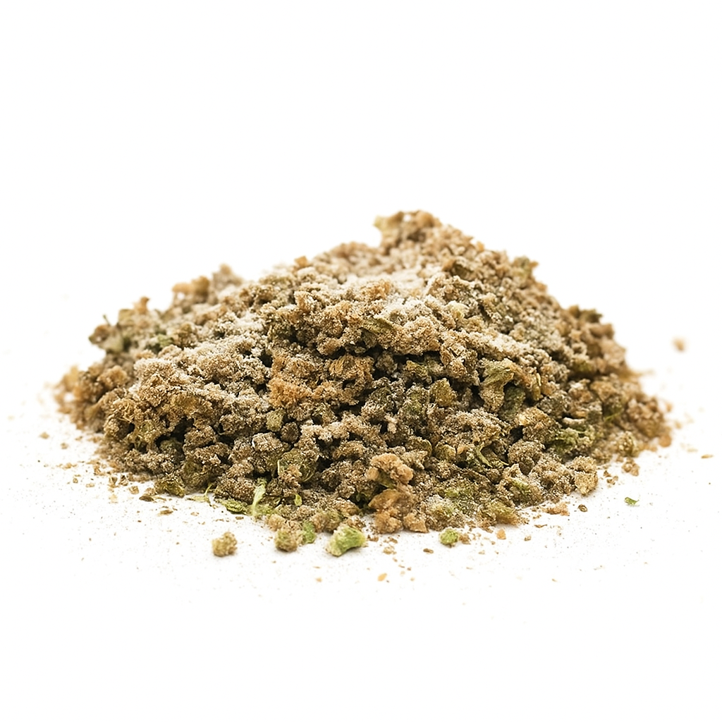 Potpourri CBG Isolat Mix 11 g – naturlig hampblanding med ca. 9-15 % CBG. En unik mix af 2. og 3. sorterings topskud tilsat rent CBG-isolat (1 g pr. 10 g plantemateriale) for ekstra styrke og aroma. 100 % naturlig, lovlig og laboratorietestet hamp med autentisk duft og smag – perfekt til afslapning eller som naturligt potpourri.