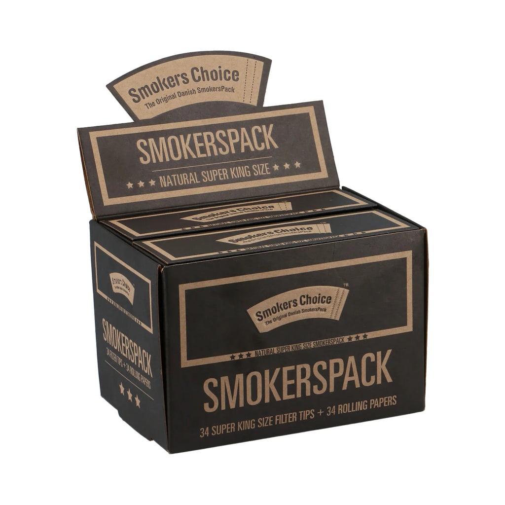 SmokersPack Super King Size Brown - 10 pcs. kasse