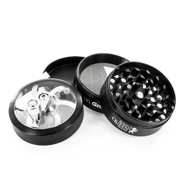 Royal Queen Seeds Pollinator Grinder – 4 dele, 60 mm