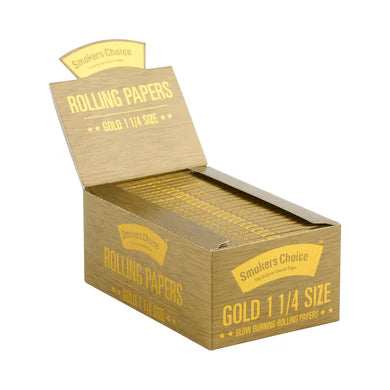Smokers Choice Rolling Paper Gold 1,25