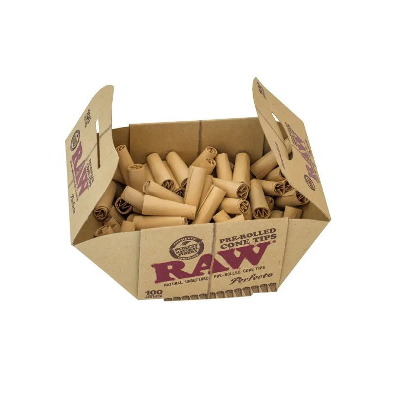 RAW Perfecto pre-rullede filtre - 100 stk.
