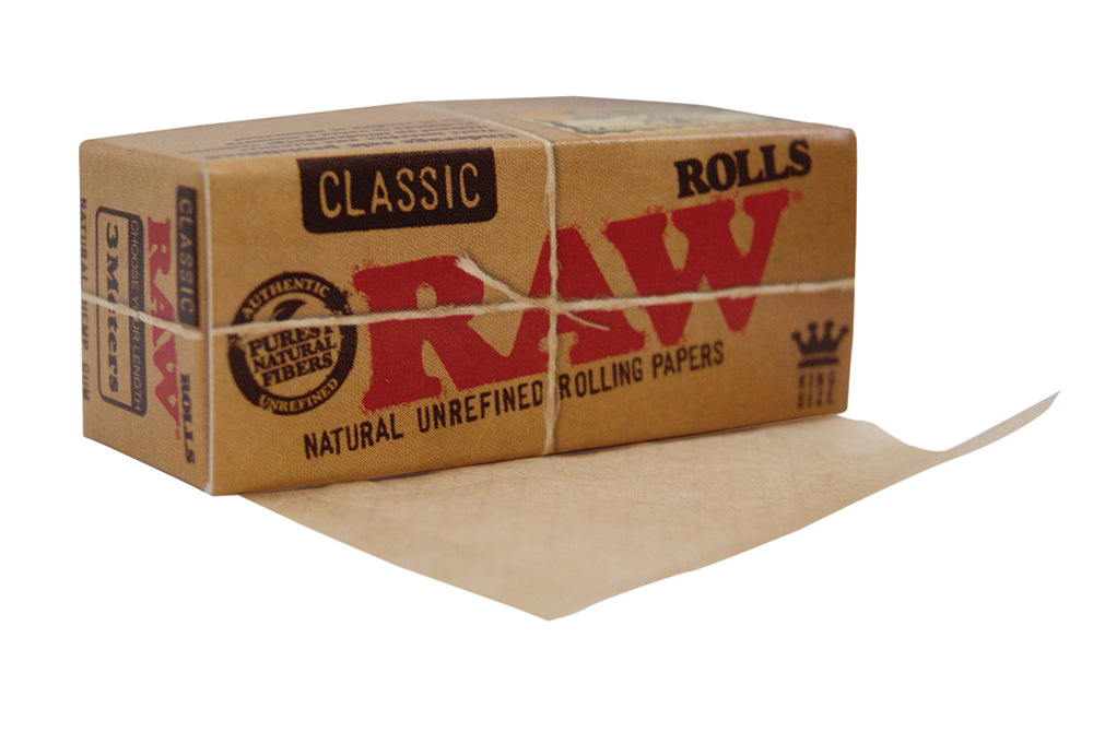 RAW Papers King Size Rolls – 3 m (12 stk. pr. kasse)
